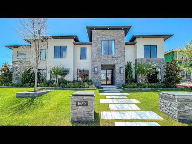 INSIDE A ULTRA MODERN HOUSE TOUR IN FRISCO TEXAS W/ POOL + Gated Home | 5 Bed | 4 Bath | 4827 SqFt