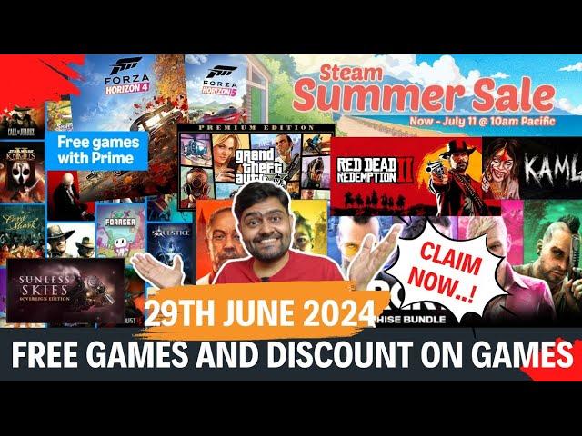 Claim Weekly FREE Games & Discount on Games 29.06.24 ft.  #steamsummersale2024 #freegames