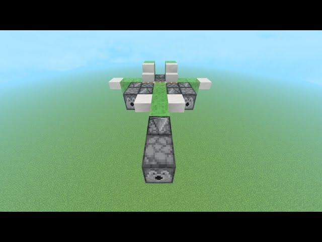 Simple Build Moving Jet Plane | Minecraft Bedrock Tutorial