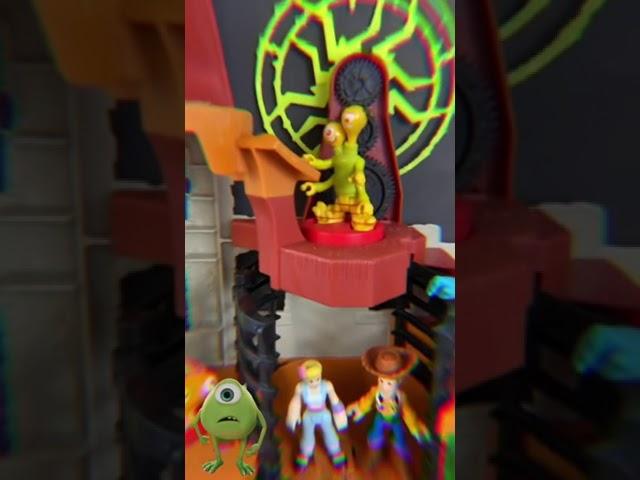 Is it a dream? Monsters INC + Toy Story in an Imaginext castle #shorts #disney