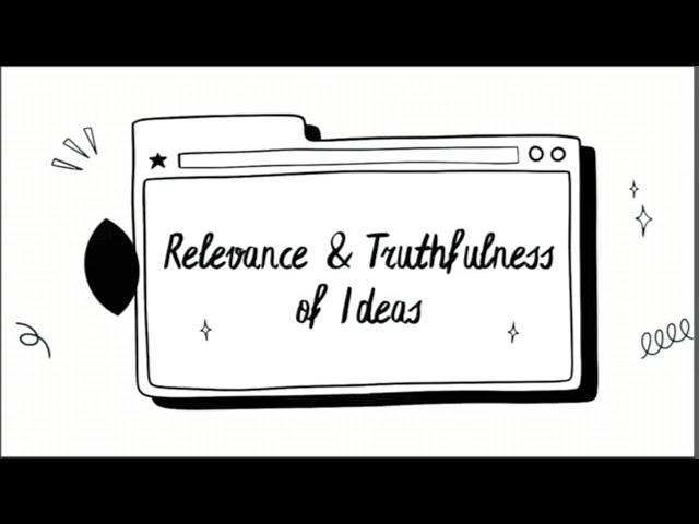 ENGLISH 9 - Relevance and Truthfulness of Ideas (DepEd MELC)