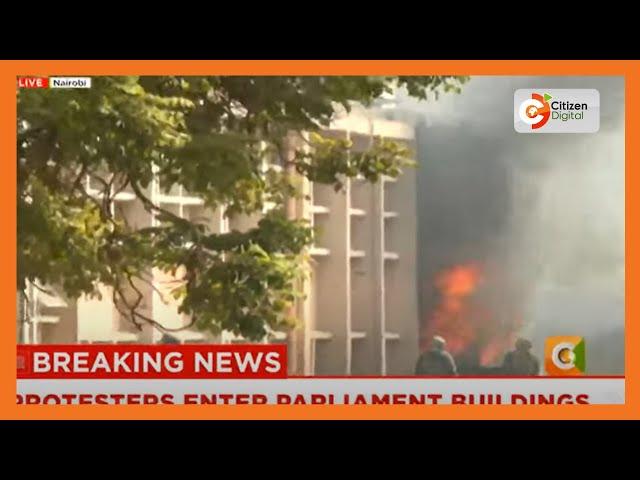 BREAKING NEWS: Damage in Parliament Building