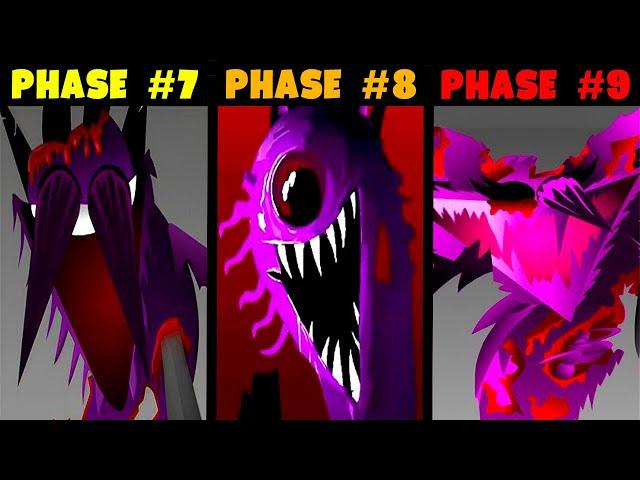 Phase 7 VS Phase 8 VS Phase 9  in Incredibox Sprunki versions + NEW MOD