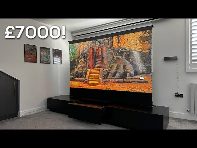 My 100" 4K Laser TV! (VIVIDSTORM S PRO ALR + Monte Carlo Cabinet + Philips Screeneo U5)