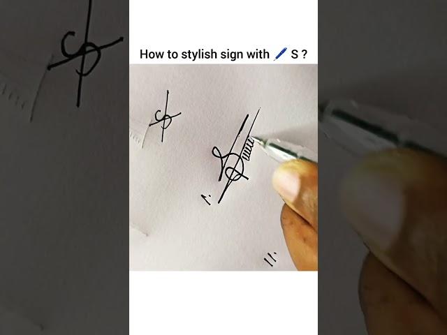 How to stylish sign with ️ S 🩷 ?#signature #avangard