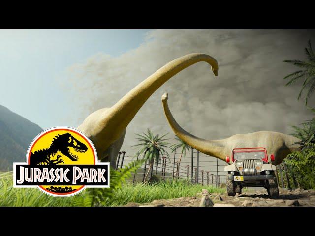 Hurricane Clarissa - Jurassic Park Horror Short Film - Blender