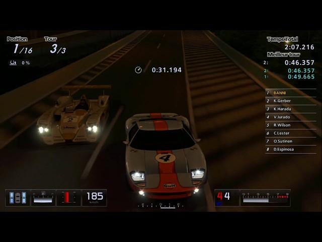 Gran Turismo 5 - Ford GT LM Race Car (HYBRiD) PS3 Gameplay