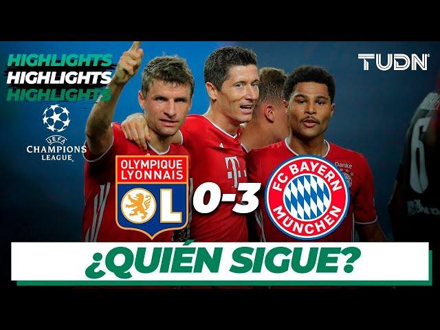 Highlights | Lyon 0-3 Bayern | Champions League 2020 - Semifinal | TUDN