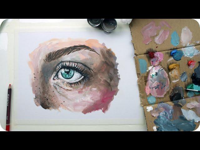 Painting a Realistic Eye in Oil