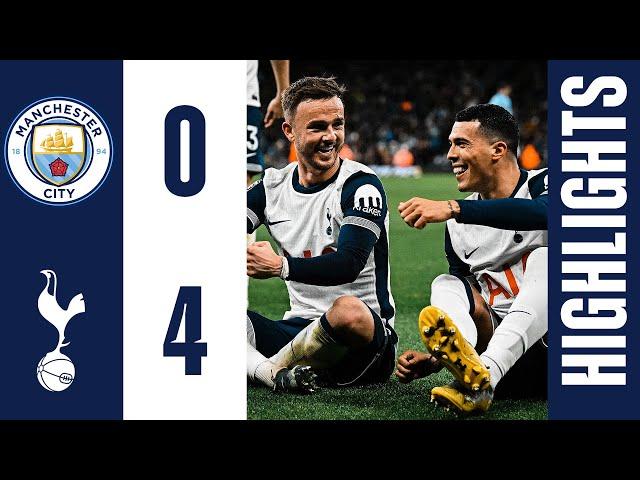 Man City 0-4 Tottenham Hotspur | Premier League Highlights | Spurs THRASH Champions at Etihad