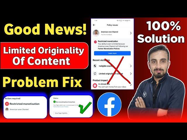 Facebook Limited Originality of Content Solved | Limited Originality of content 2024