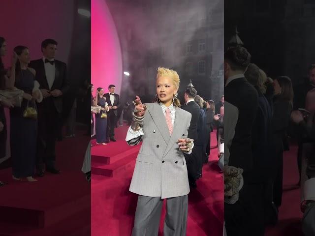 #RitaOra serves at at The #FashionAwards 2024  #fashionawards