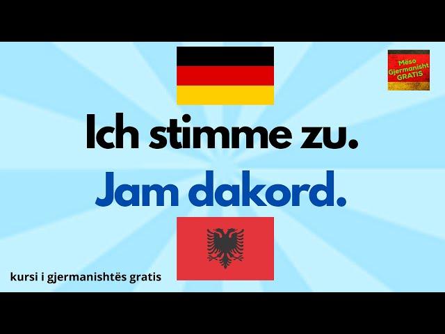 60 Minuta Fjale dhe Shprehje Gjermanisht Shqip - Mëso Gjermanisht - Gratis A1 A2 B1 B2