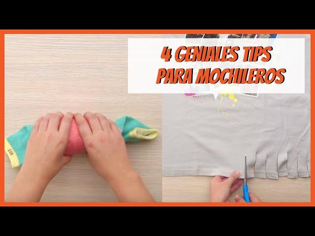 4 geniales tips para mochileros