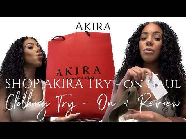 SHOP AKIRA TRY - ON HAUL CLOTHING TRY - ON  + REVIEW