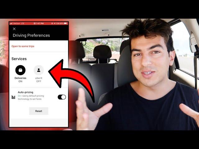 Uber - How To Change Your Trip Preferences to Uber Eats, Uber XL, Uber Black, Uber X, etc.