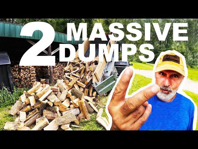 2 MASSIVE FIREWOOD DUMPS!!