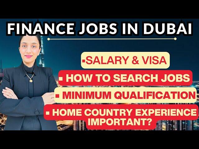 Accounting & Finance Jobs In Dubai 2024-2025 | How To Search Jobs In Dubai | Dubai Job Seeker VISA