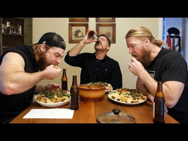 10,000 Calorie FOOD CHALLENGE | Dad Vs Dudes