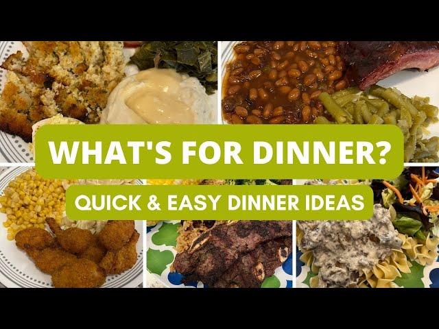 What's For Dinner? | Real Life Dinner Ideas | Easy Meals