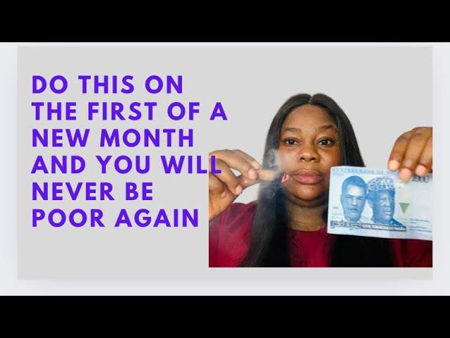Do This Money Rituals From 1st To 3rd Of Every New Month And See What Happens | it brings Riches