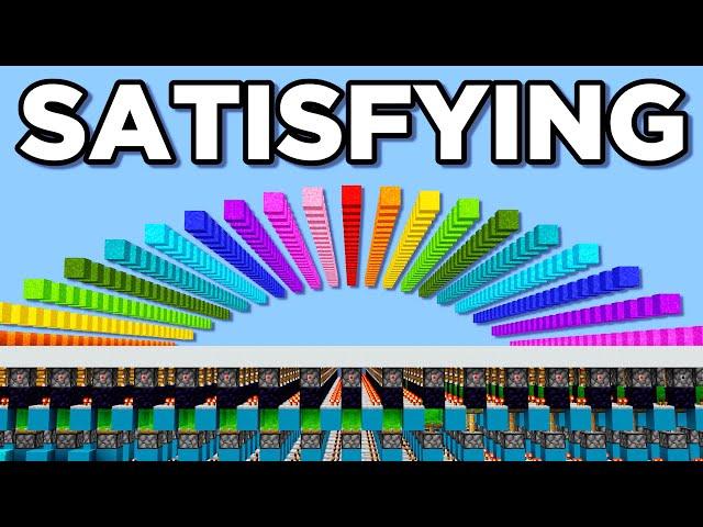 10 Most SATISFYING Redstone Machines