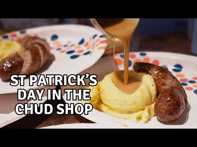 We Cook A Feast At The Chud Shop For St Patrick's Day! | Knox Ave BBQ