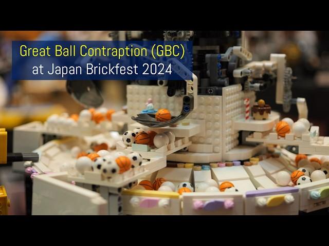 Great Ball Contraption (GBC) at Japan Brickfest 2024