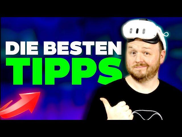 DIE BESTEN META QUEST 3 TIPPS & TRICKS