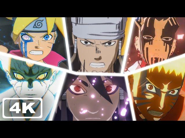 All New Transformations & Ultimate Jutsus (4K 60fps) - Naruto Storm Connections