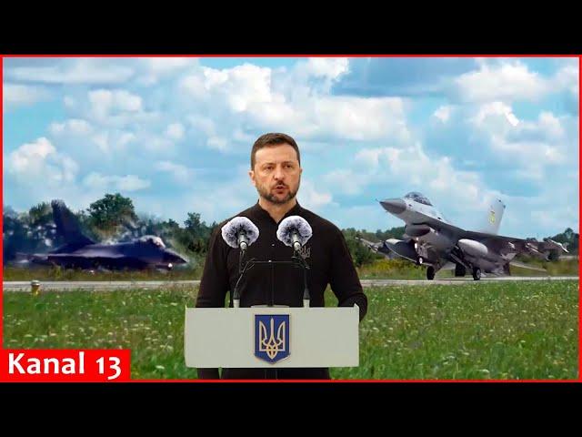 Zelenskiy says F-16s are already being used by Ukrainian Air Force