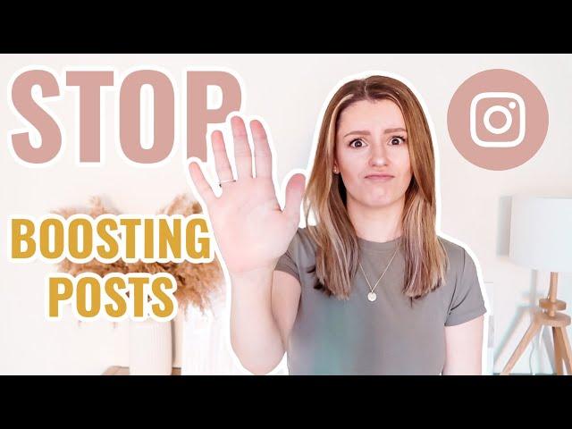 DON'T BOOST posts on Instagram (this is why) | Do Instagram promotions work?