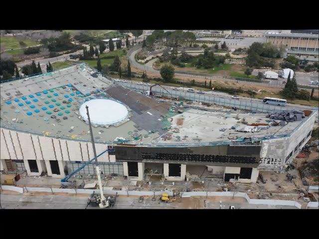 A Bird's Eye View of the New National Library of Israel Campus