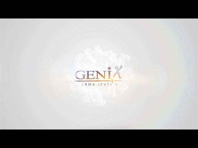 Genix Pharma logo Animation