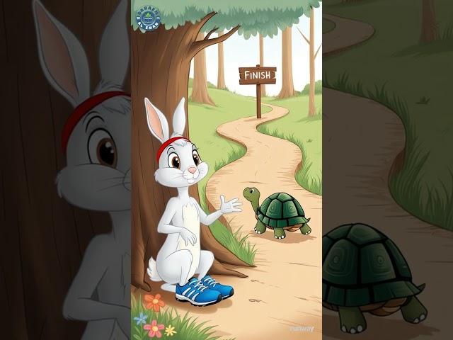 The Tortoise Wins the Race!  | The Tortoise and the Hare Moral Story for Kids