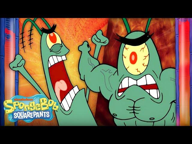 Plankton's ANGRIEST Moments  | SpongeBob