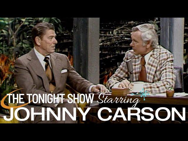 Ronald Reagan Sits Down with Johnny | Carson Tonight Show