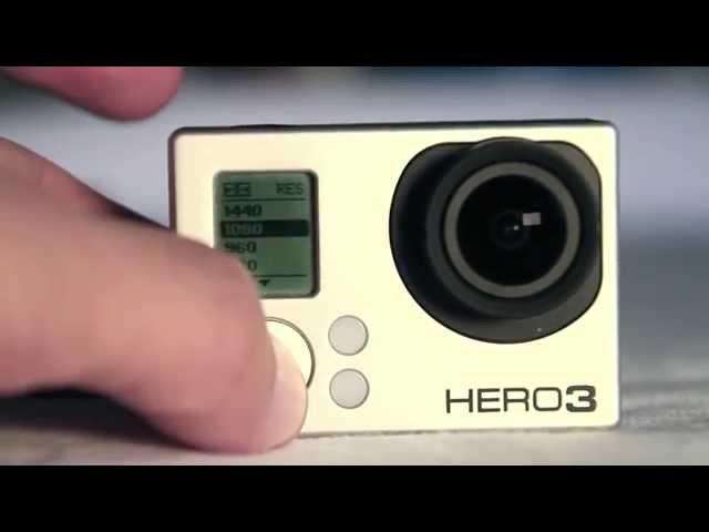 Basic GoPro Hero3 set up for complete beginners