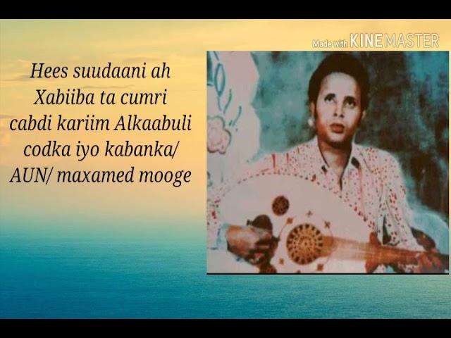 AUN/maxamed mooge hees soodaani ah(Xabiiba ta cumri)
