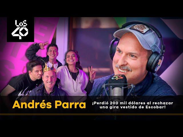 Andrés Parra reveló que perdió 200 mil dólares al rechazar una gira vestido de Escobar