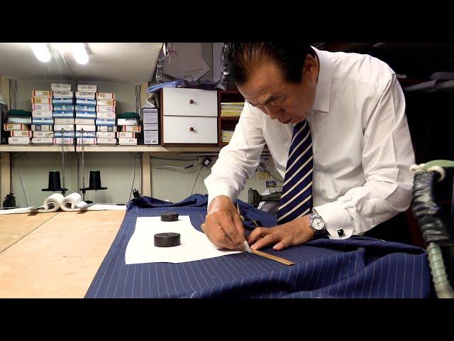 Process of Making Handmade Tailored Suits by Korean Master Tailor with 40 years of experience.