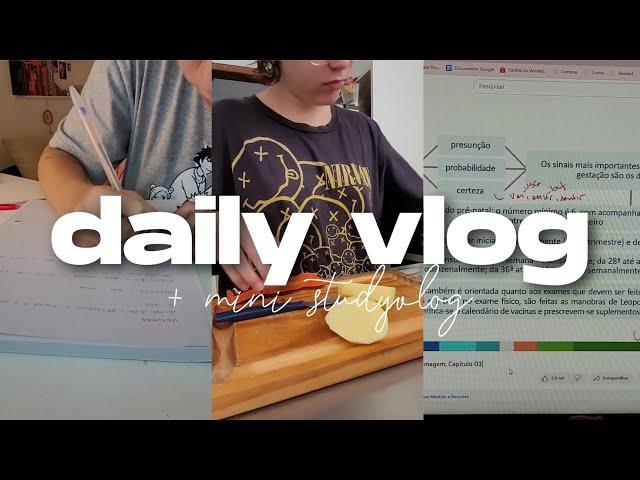 dailyvlog: cozinhando, selfcare, estudos e mais  | estudante de enfermagem