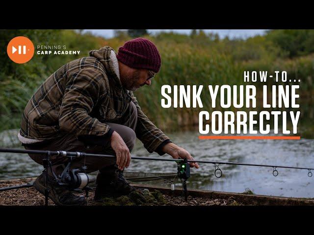 How to sink your line CORRECTLY! | Carp Fishing Advice