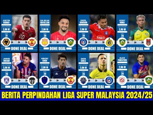 SAHBERITA PERPINDAHAN LIGA SUPER MALAYSIA 2024/25 | SELANGOR FC | LIVE JDT | JDT LIVE