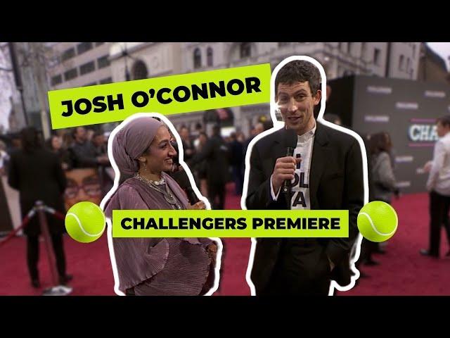 JOSH O'CONNOR HAS A SCRAPBOOK OF HIS ROLES! - CHALLENGERS PREMIERE | ZAINAB JIWA