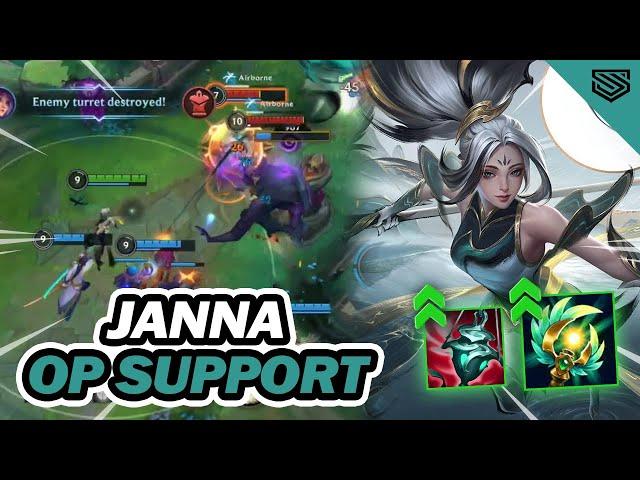 UNDERRATED OP SUPPORT Analysis Janna Wild Rift Gameplay