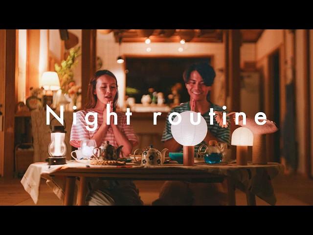 [Night Routine] How a happy couple in their 30s enjoys the end of summer in the countryside