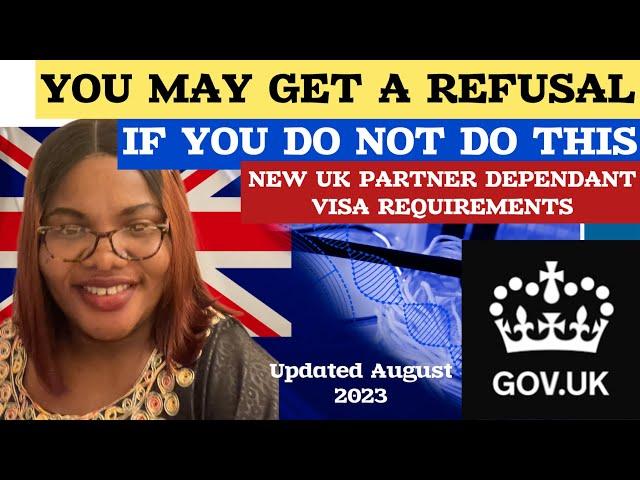 Do this when applying for UK partner dependant visa #ukvisa