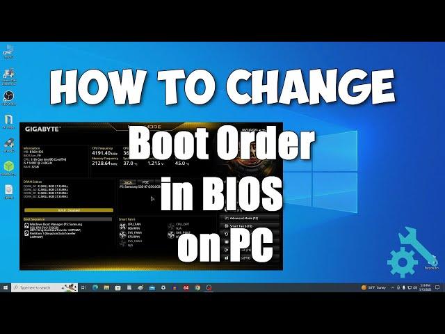  How to Change Boot Order in BIOS(UEFI) on PC