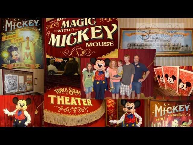 Sams Disney Diary: The Disney Nerd: Episode #7: Talking Mickey Town Square Theater, Everyday!